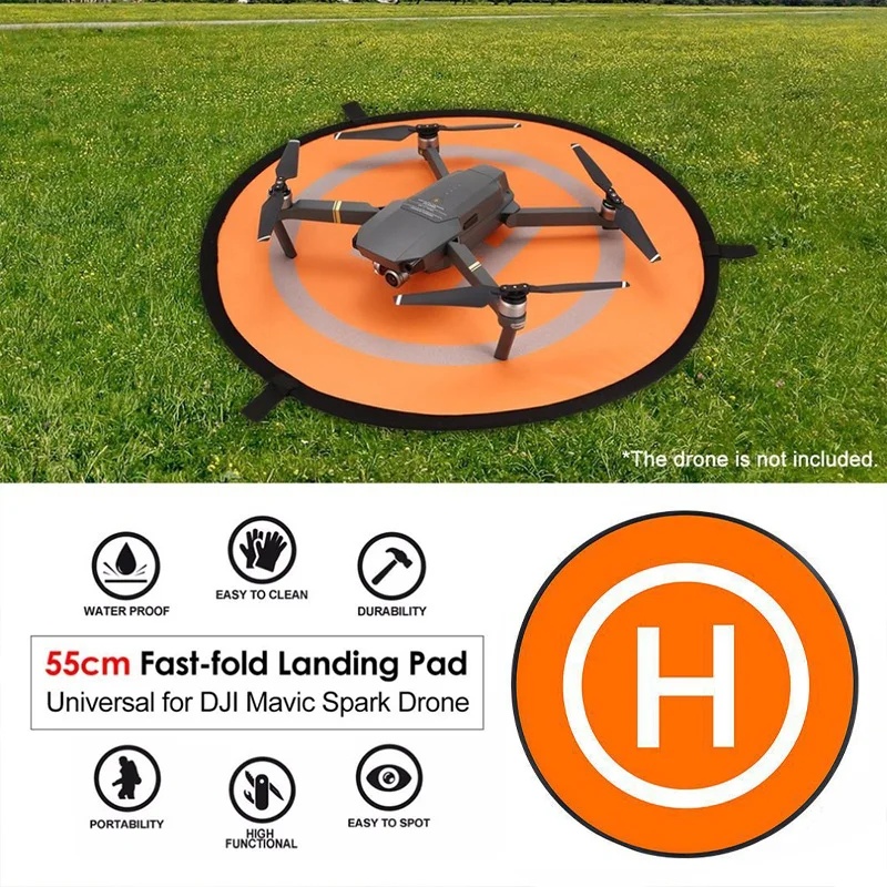 Drone Landing Pad - Alas Pendaratan Drone Universal Lipat 55cm,