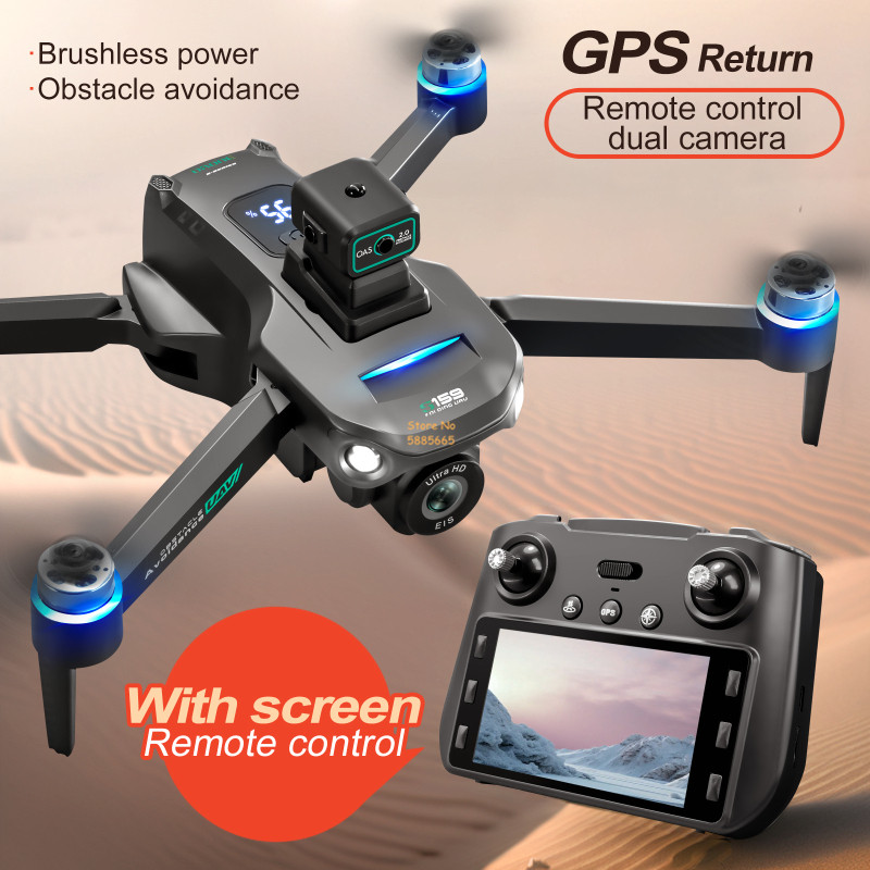 Drone Beacon Light - Drone Quadcopter kendali jarak jauh, Drone
