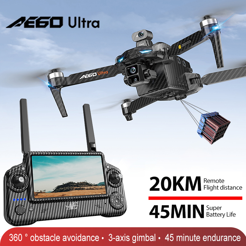 Drone Battery Charger - Drone Profesional AE60 GPS Kamera 8K