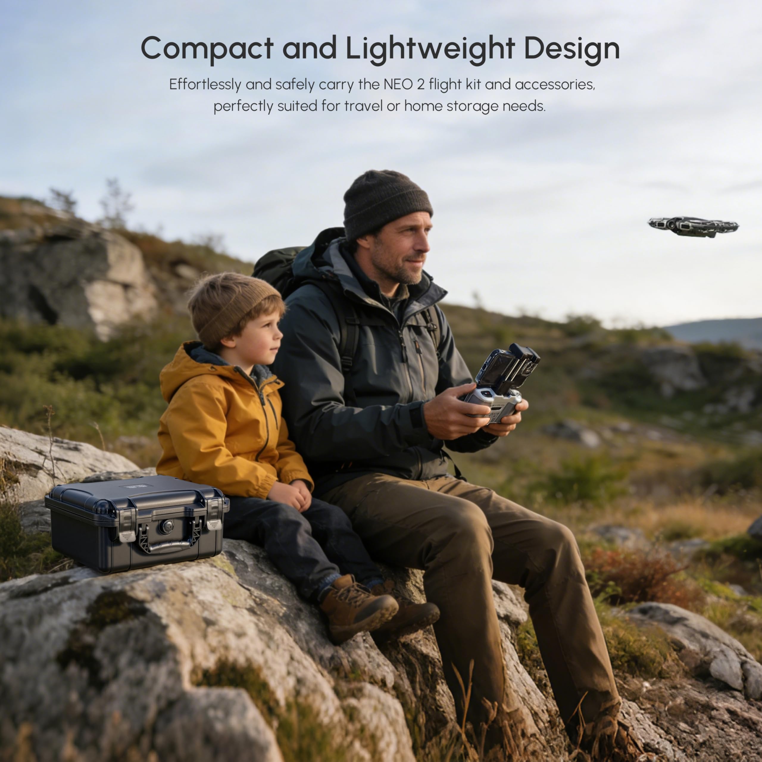 Kotak NEO 2, Kotak Penyimpanan - Drone Controller Hood ulasan dan harga