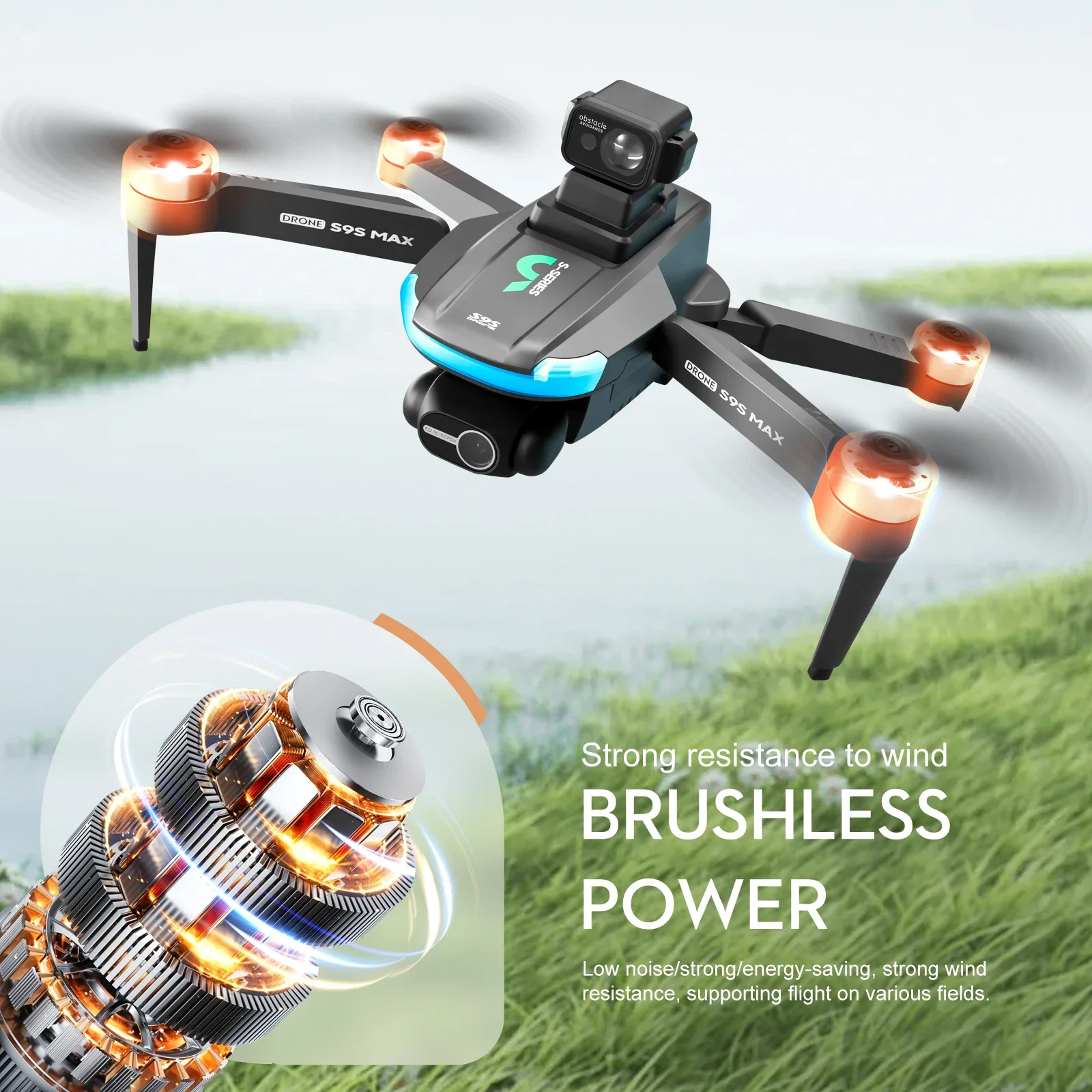 Drone MINI S9S MAX Baru 4K 2 S - Drone Remote Controller Lanyard ulasan dan harga