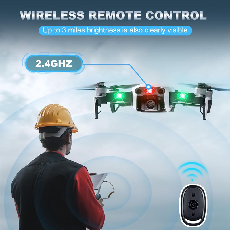 Lampu strobo Drone LED nirkabe - Drone Beacon Light ulasan dan harga